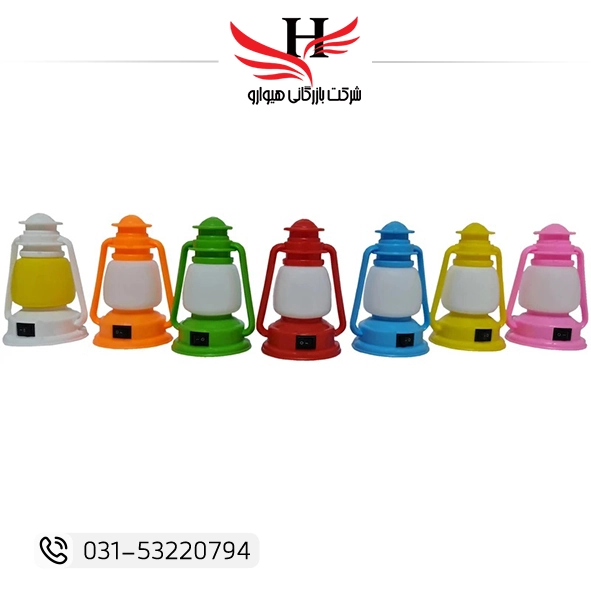 چراغ خواب طرح فانوس مدل P-12 با نور ملایم و طراحی دکوراتیو زیبا، مناسب اتاق خواب، میز و فضای آرامشبخش